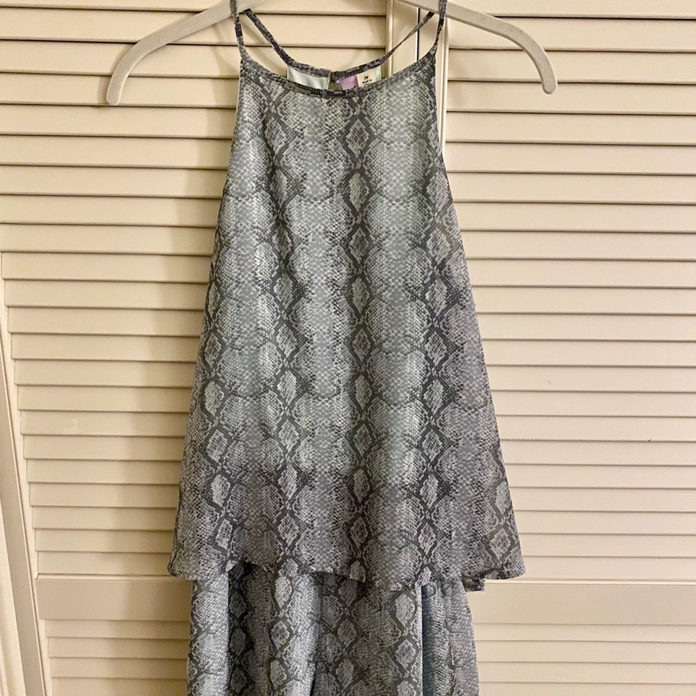 Francesca’s Snake Print Romper